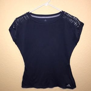 Adidas Navy Blue Short Sleeve Tee